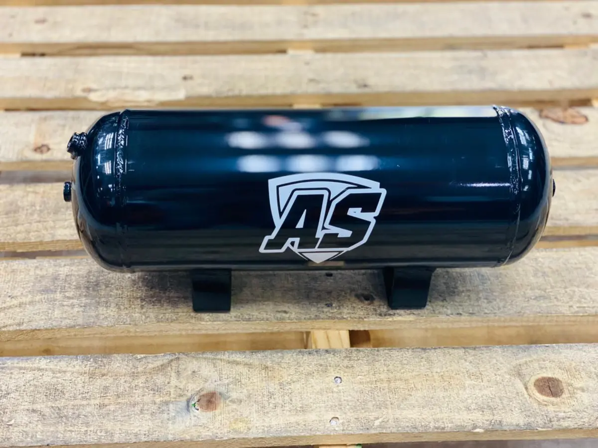 3 Gallon Steel As- Air Tank Gloss Black 1