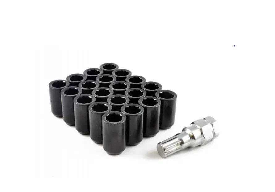 Wheel Lock Nuts 12Mm X 1.5 Black 20 Pack 1