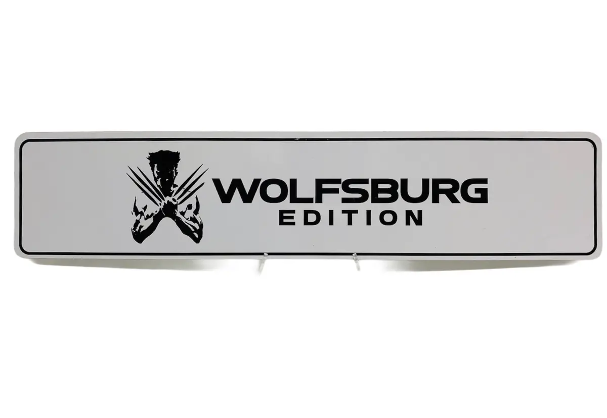 Wolfsburg Edition Thin Show Plate 1