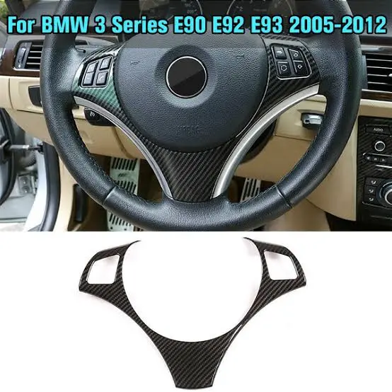 E90 Steering Wheel Carbon Look Insert Low Spec 1