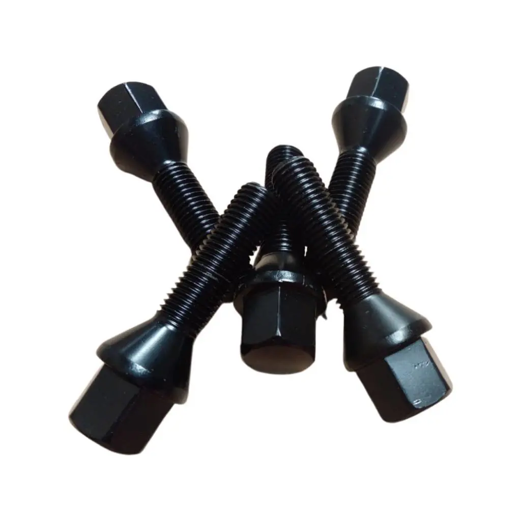 Black Wheel Bolts 12X1.5Mm & 14X1.5Mm Black Bolts 1