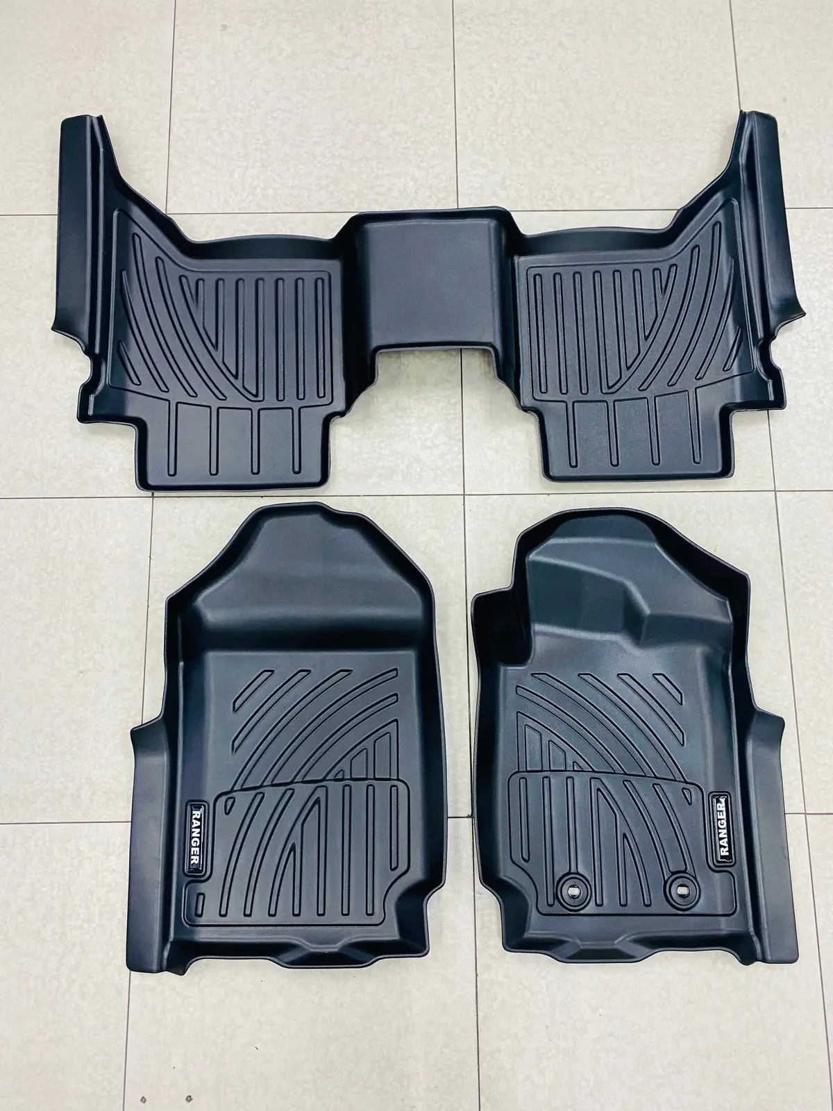 Ford Ranger 2012-2020 Plastic Moulded Interior Lining Mat Set 1