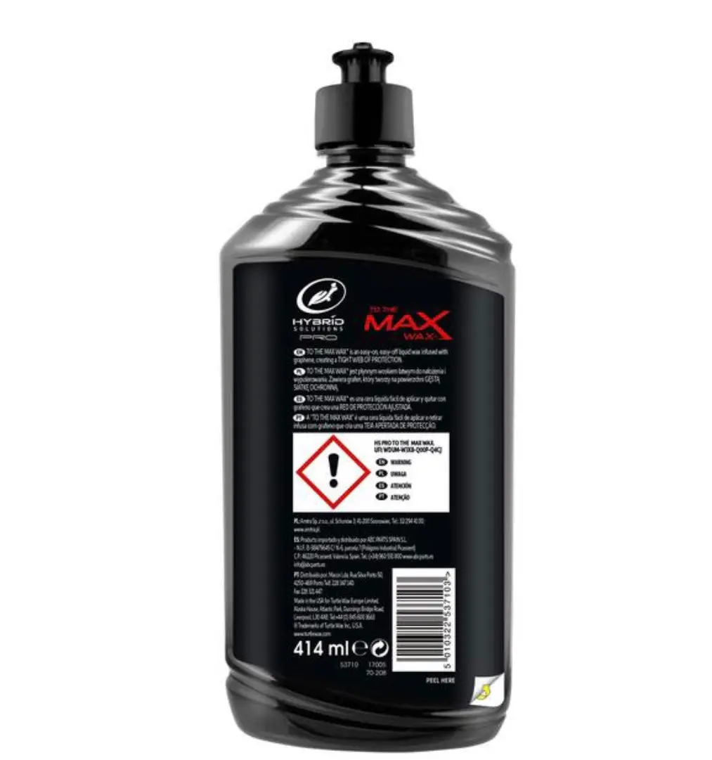 Turtle Wax Hs Pro Graphene Max Wax 414Ml 2