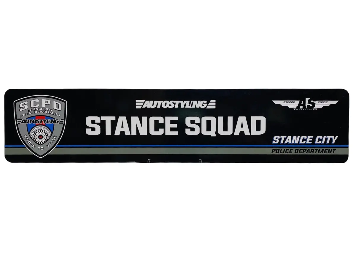 Scpd Stance Squad As Thin Show Plate 1