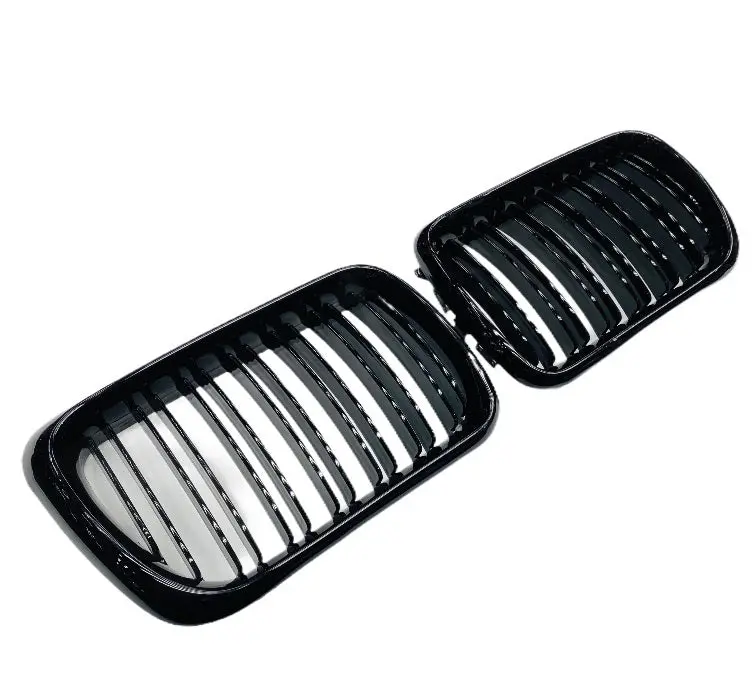 Bmw E36 Double  Slat Gloss Black Grills 1
