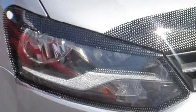 Polo 6 2010-2017 & Vivo 2018+ Headlight Guards Carbon 1