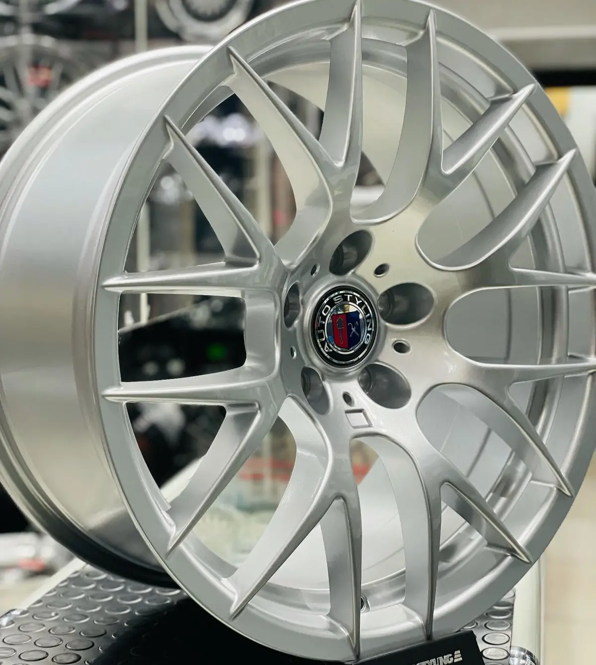 As-18”  V8 Comp 5/120 Silver Bmw Fitment 1