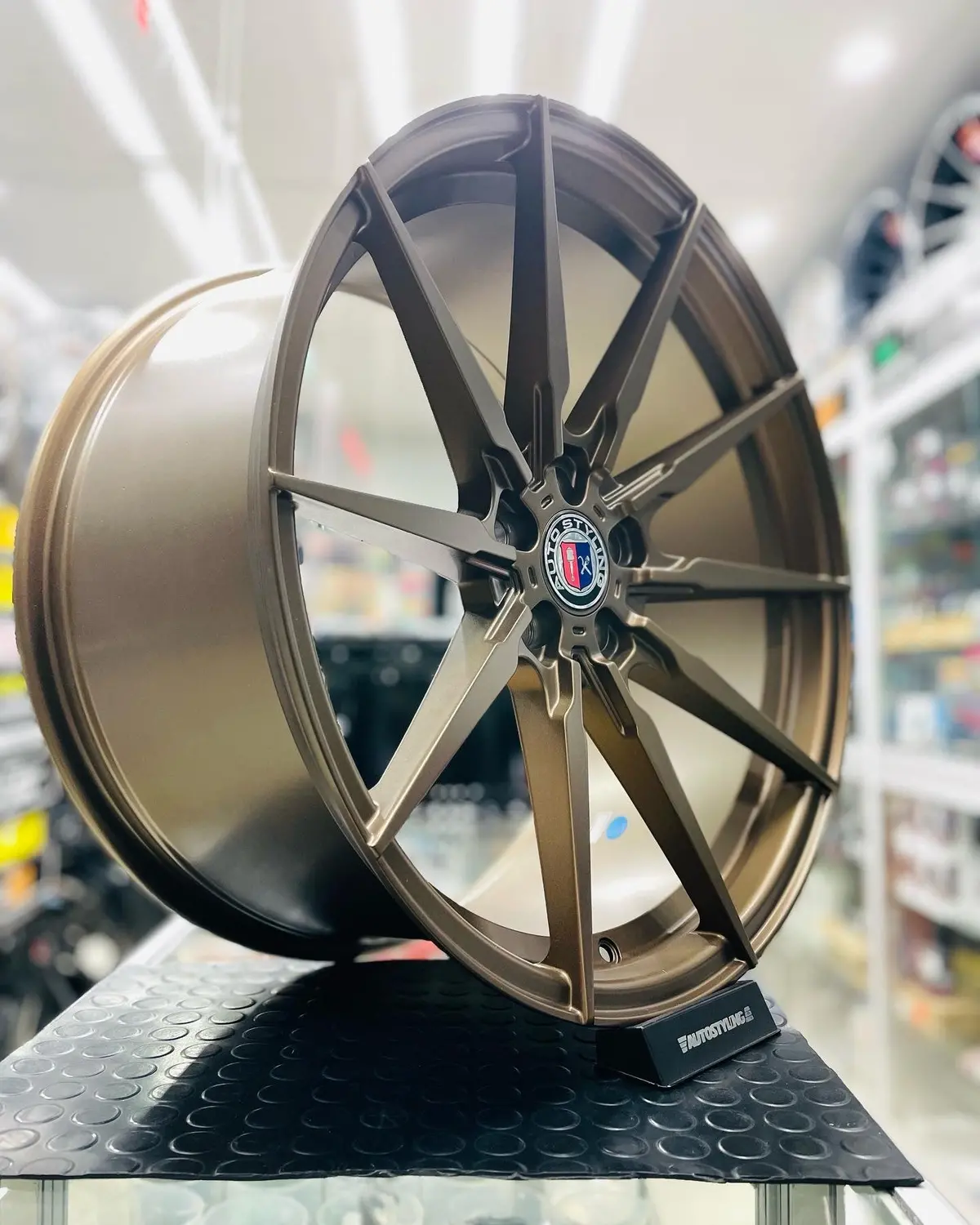 21” As-5010 5X112 9J Pcd Matt Bronze Wheels 1