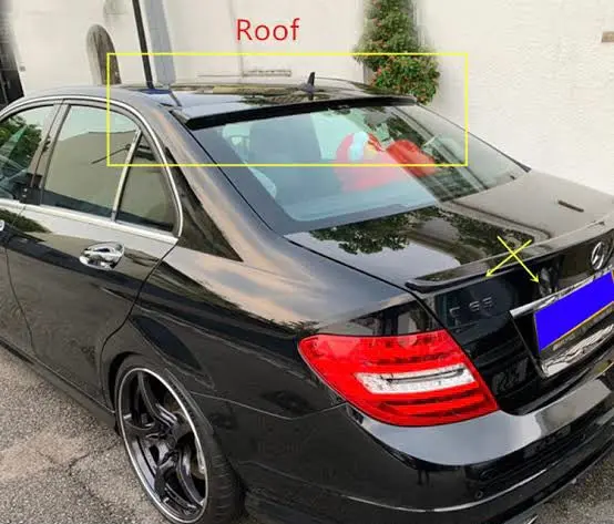 Mercedes W204 Roof Spoiler 1