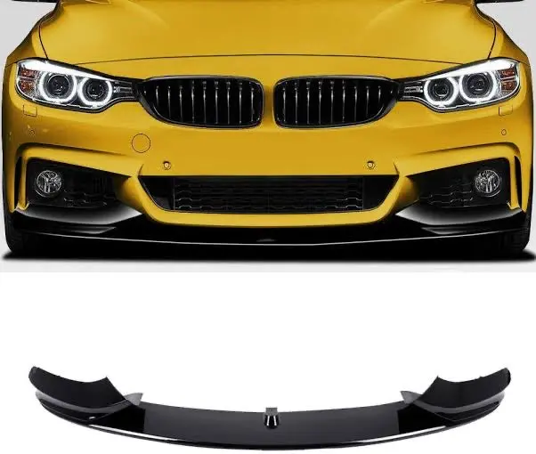 Bmw F32 (4Series ) Mp Front Lip 4Pce Gloss Black 1