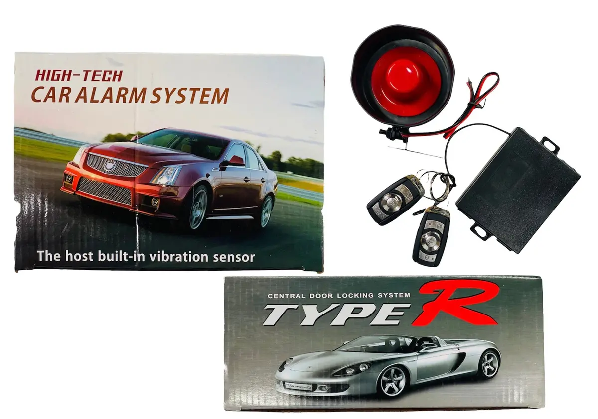 High-Tech Car Alarm System With Central Door Locking System 1