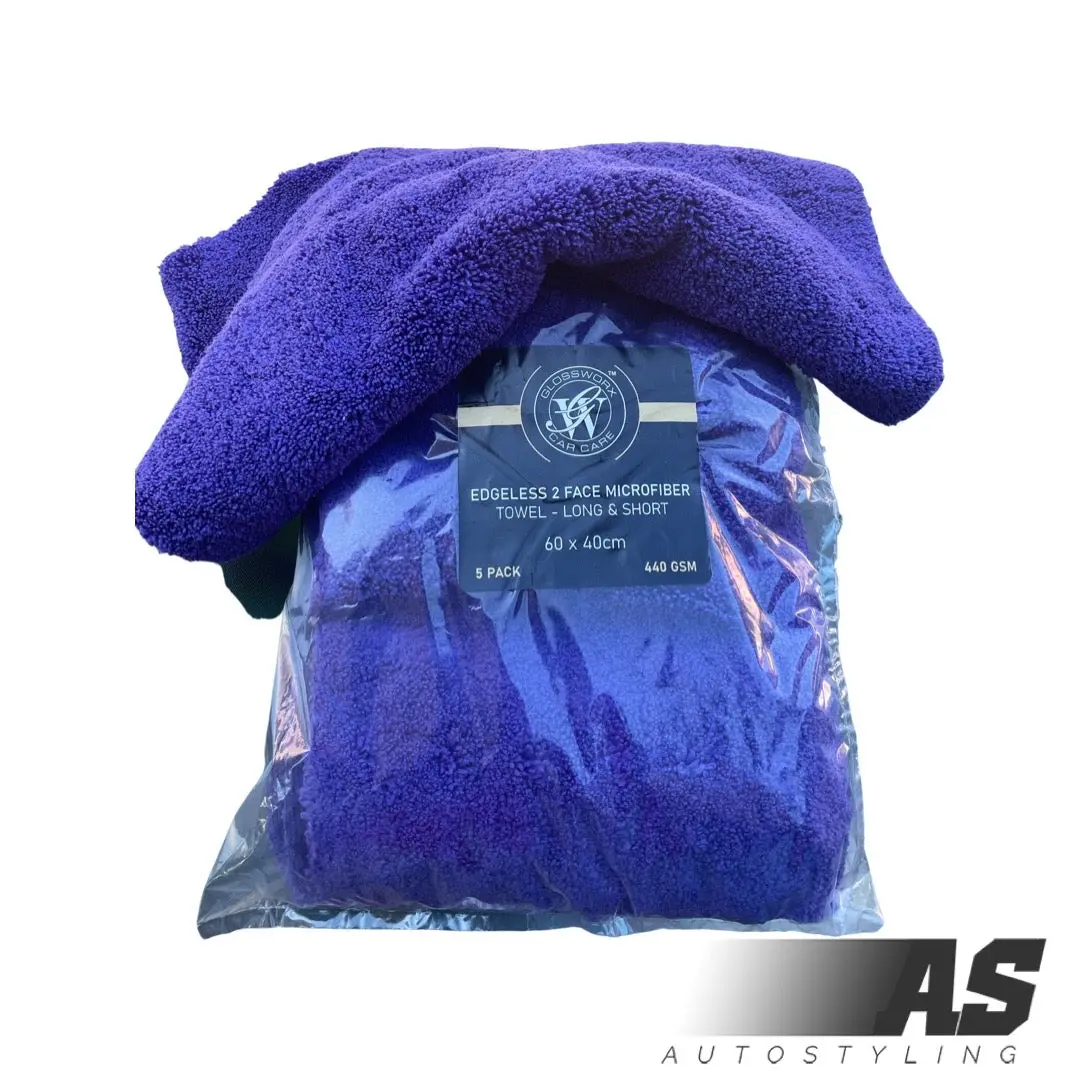 Gloss Worx Purple Microfiber Towel 1