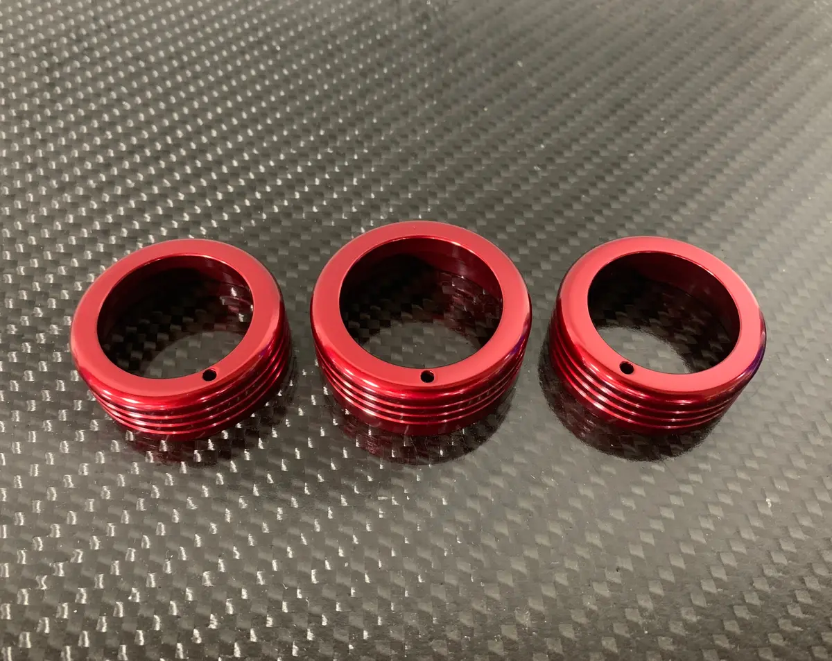 Billetworkz 2008-14 Wrx/Sti Climate Control Knobs 1
