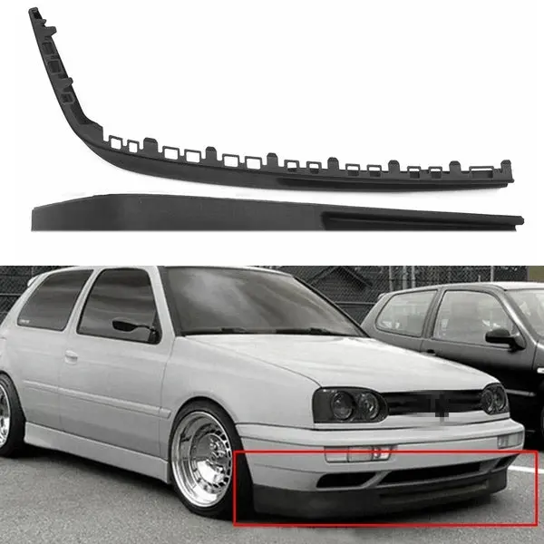 Vw Golf Mk3 Vr6 / Bonrath 2Pce Front Spoiler Matt Blackm 1