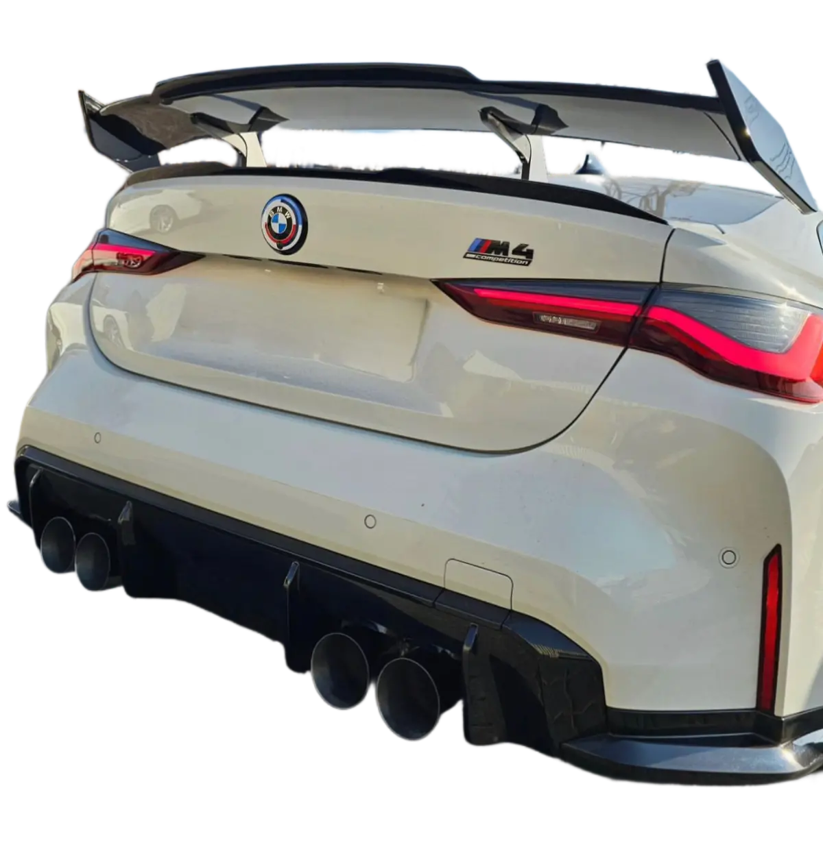 Bm G80 / G82 (M3/M4) Gloss Black M-Performance Competition Style Rear Wing 1
