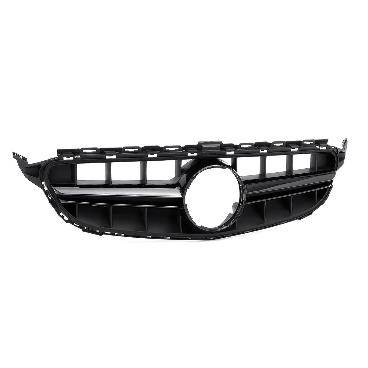 Mercedes W205 C63 Matt Black Grill Camera Compatible 1