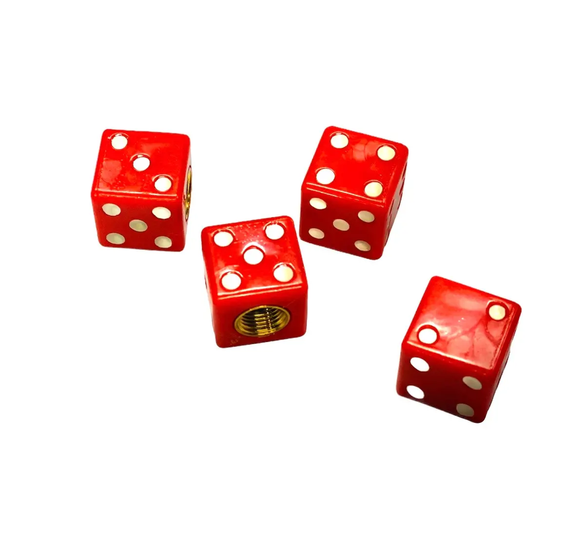 Red Dice Valve Caps 1
