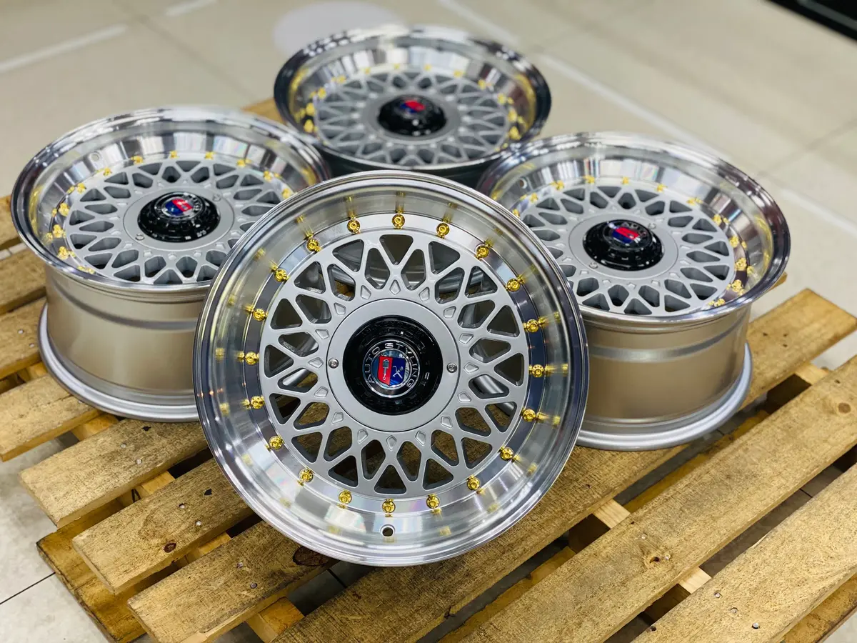 15” As-P/Mesh 4/100 5/100 Silver + Gold Stud 1