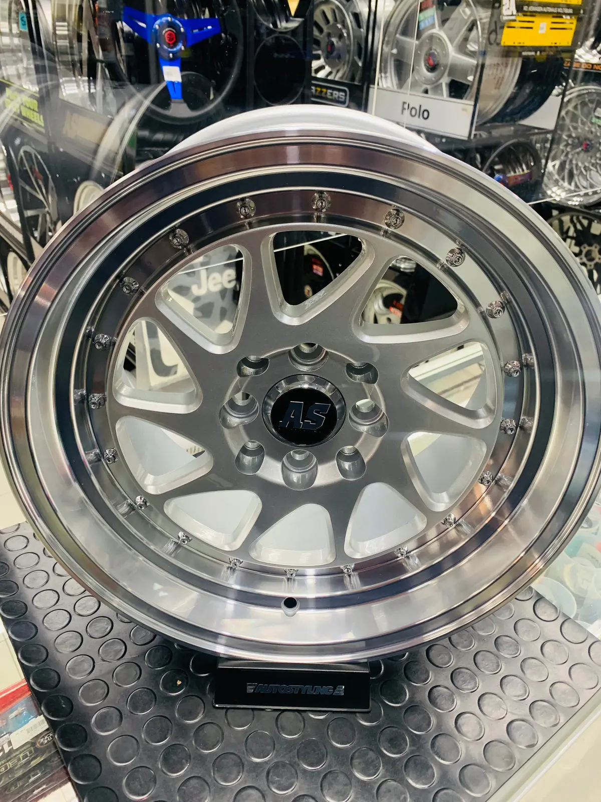 15” As-Aw091 4/100 & 4/114 Multi Pcd Silver Wheels 2