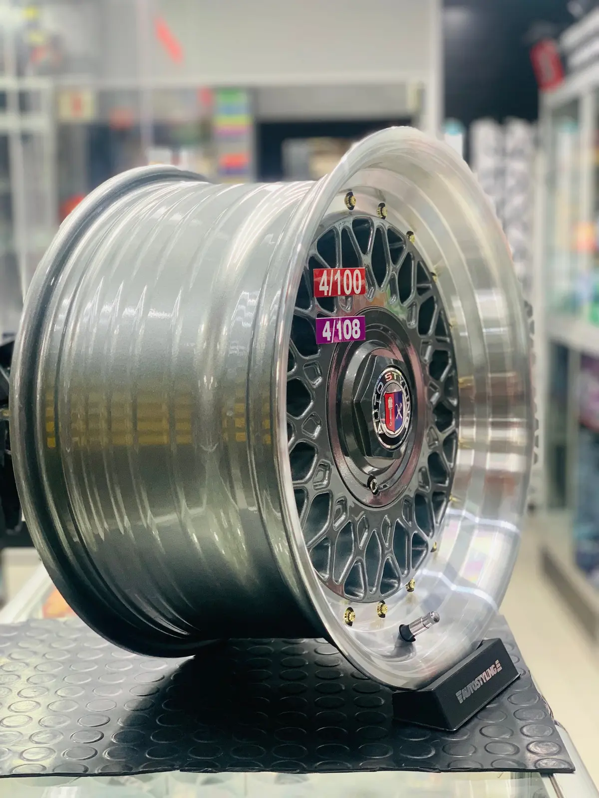 15” As-Pmesh 4X100 & 4X108 Gunmetal 1