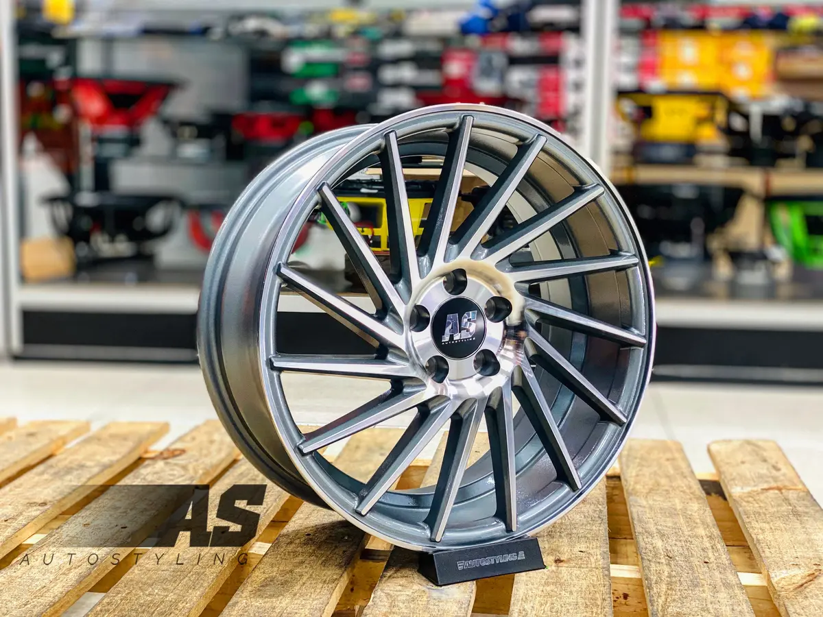 17” As-Vsn 5/100 Gunmetal Machine Face 1