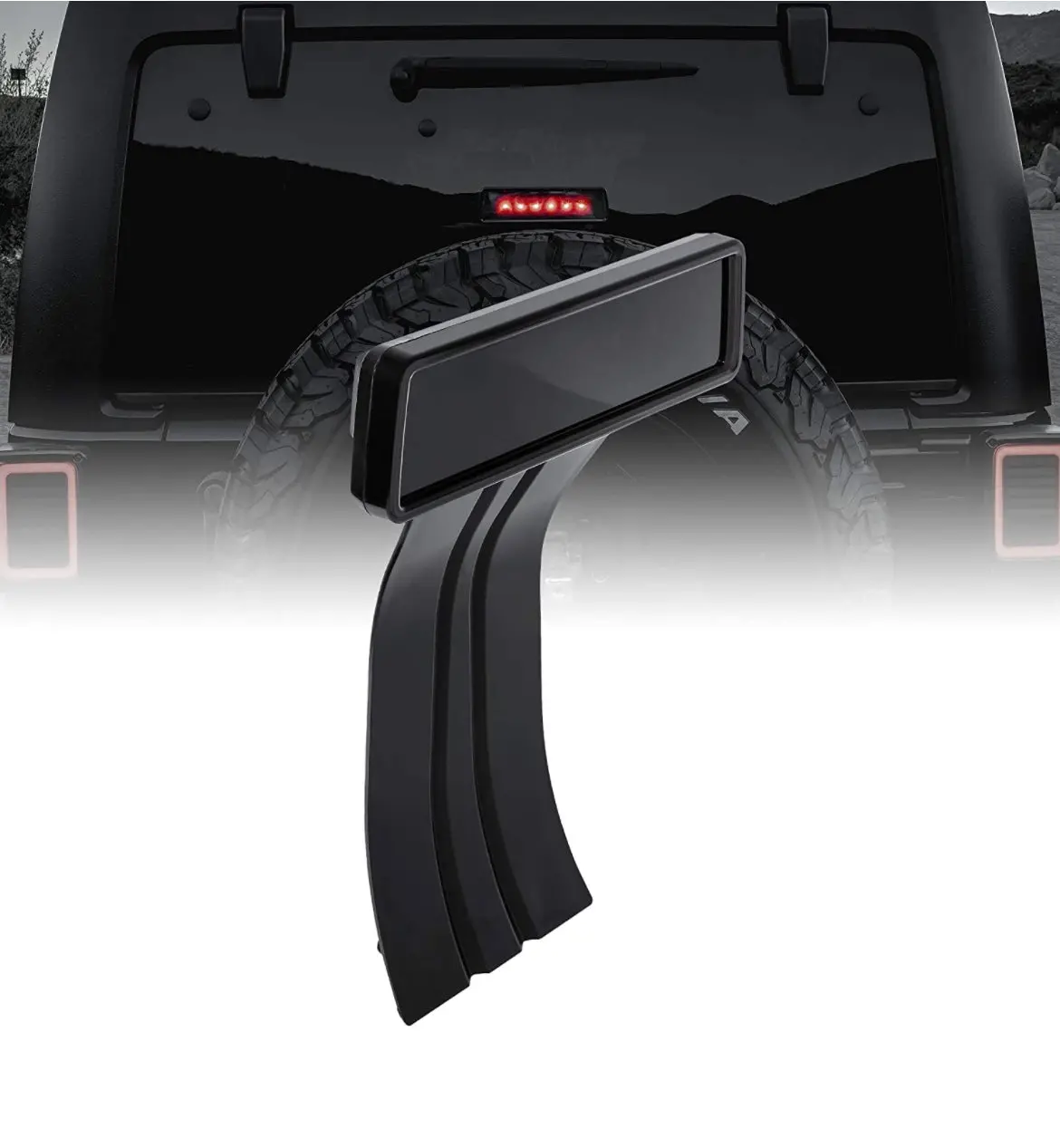 Jeep Wrangler 3Rd Brake Light Smoked Led 1