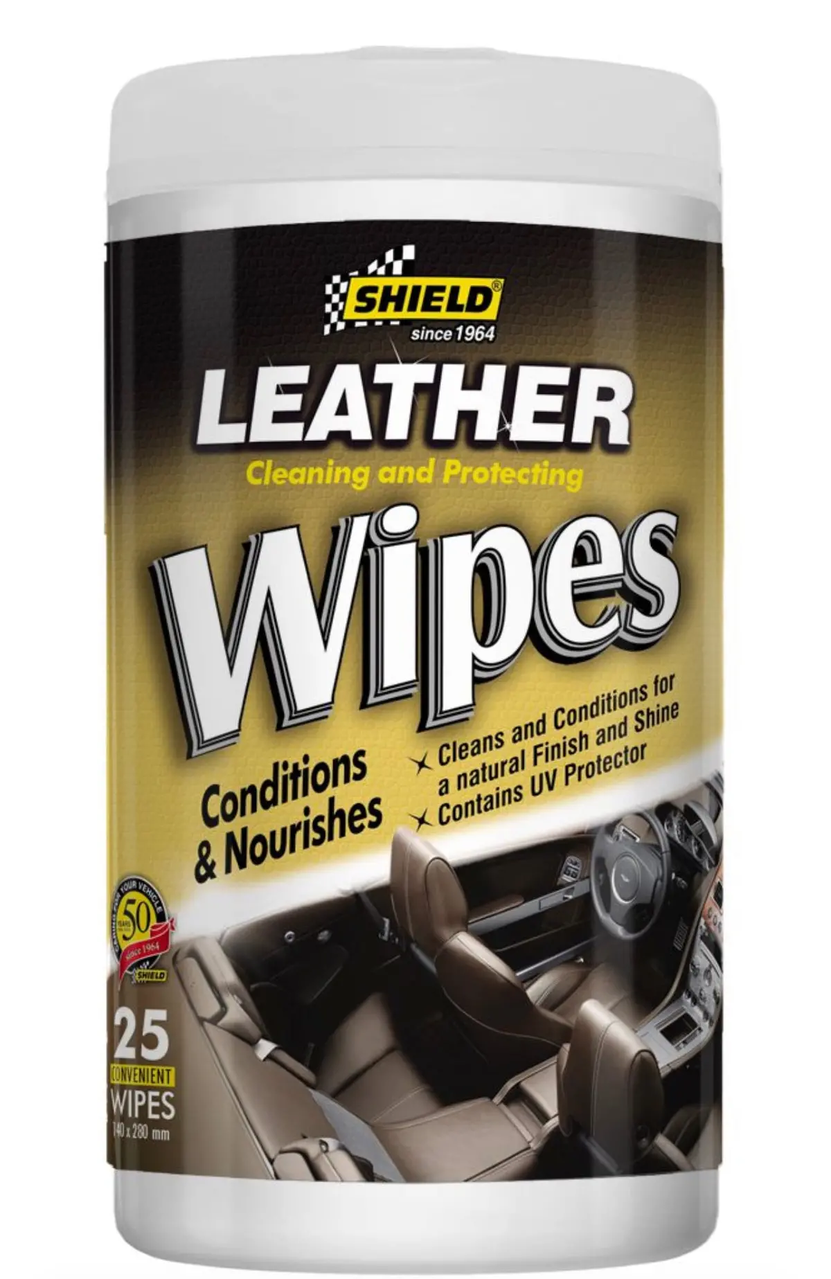 Shield Wipes Leather Care 1