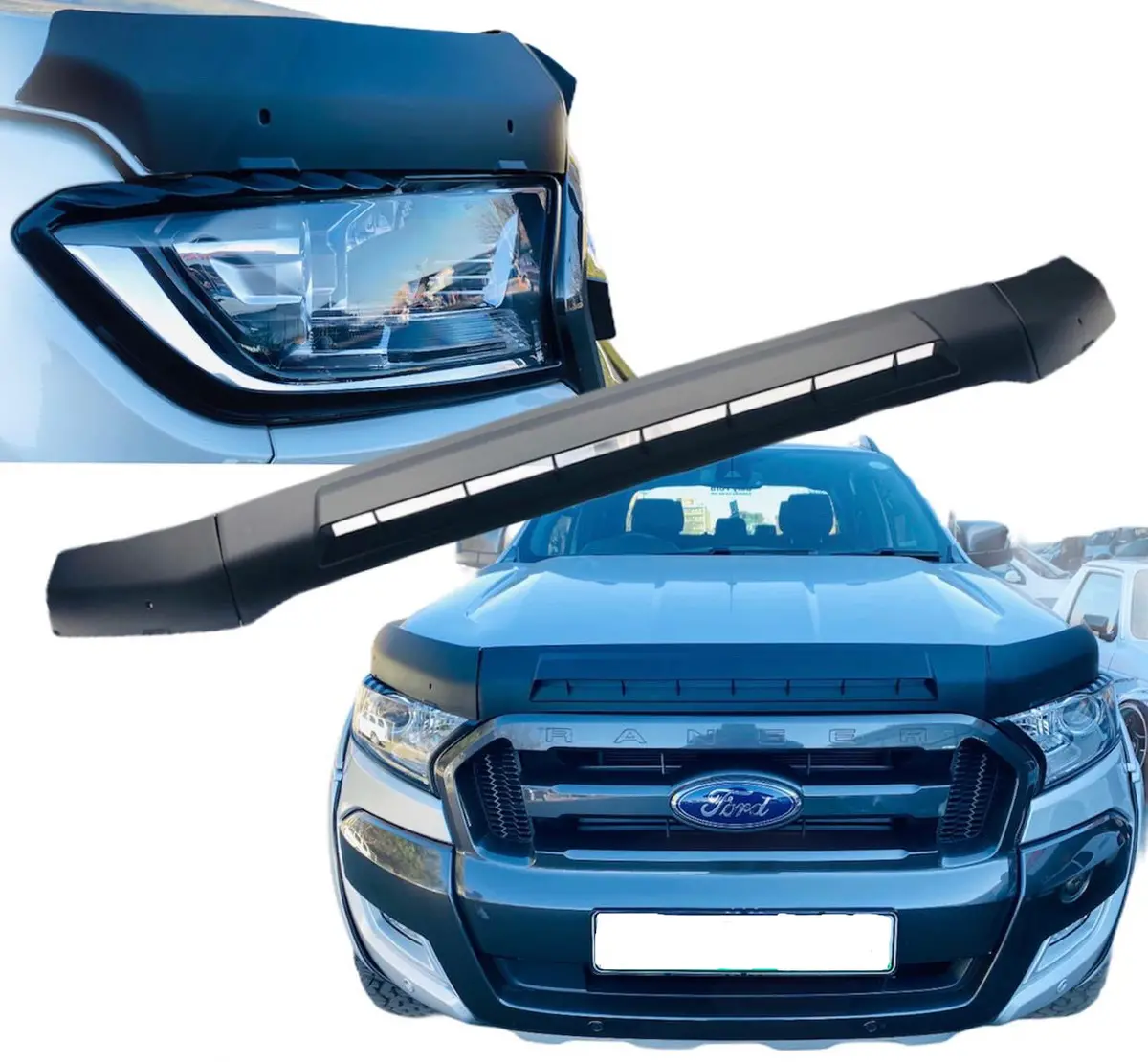 Ford Ranger T7 Gravel Guard Matt Black 1