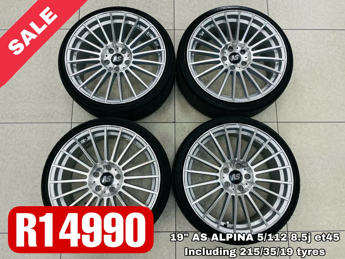 19” As Alpina Demo Rims & Tyres 1