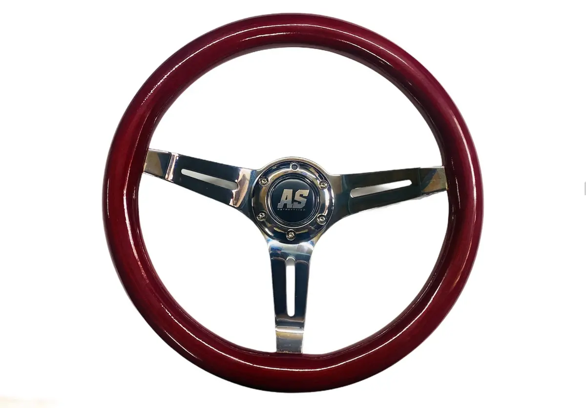 Wooden Steering Wheel 350Mm 1
