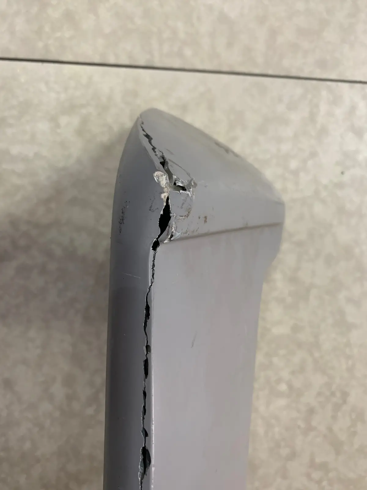 Mk6 Gti Osir Fibre Glass Roof Spoiler ( Shop Soiled ) Cracked But Repairable 2