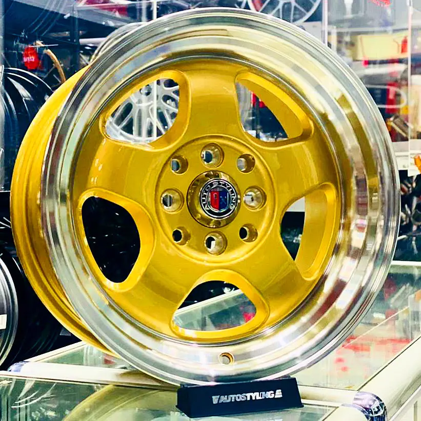 15” As-3046 4X100 & 4X114 Gold 1