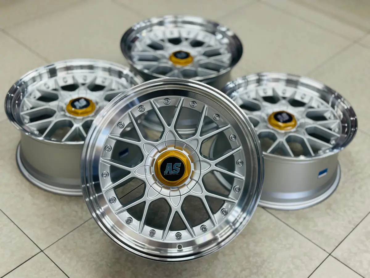 17” As Bbs 506 4/100 & 5/100 Silver Wheels 1