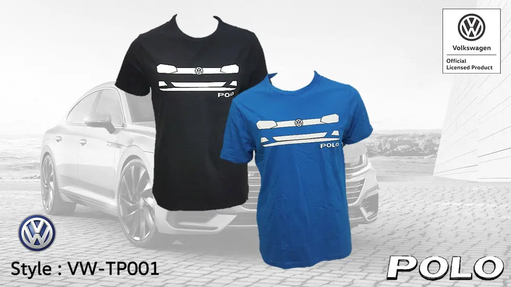 Vw Volkswagen T-Shirt Grey 1