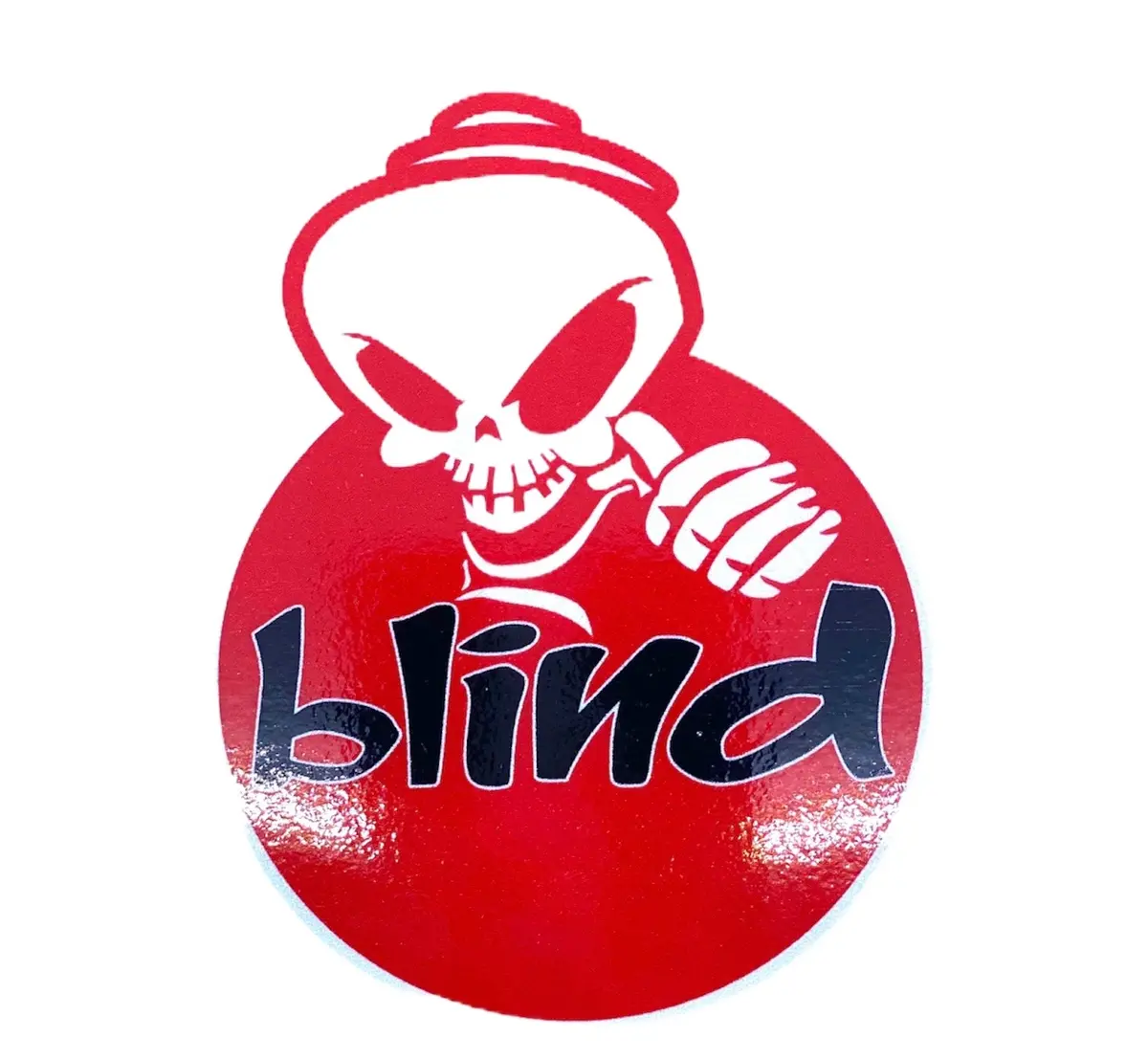 Blind Red Sticker 1