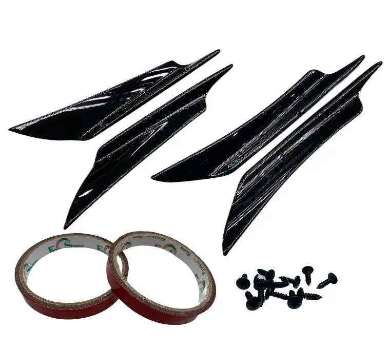 Universal Bumper Carnards Gloss Black 1