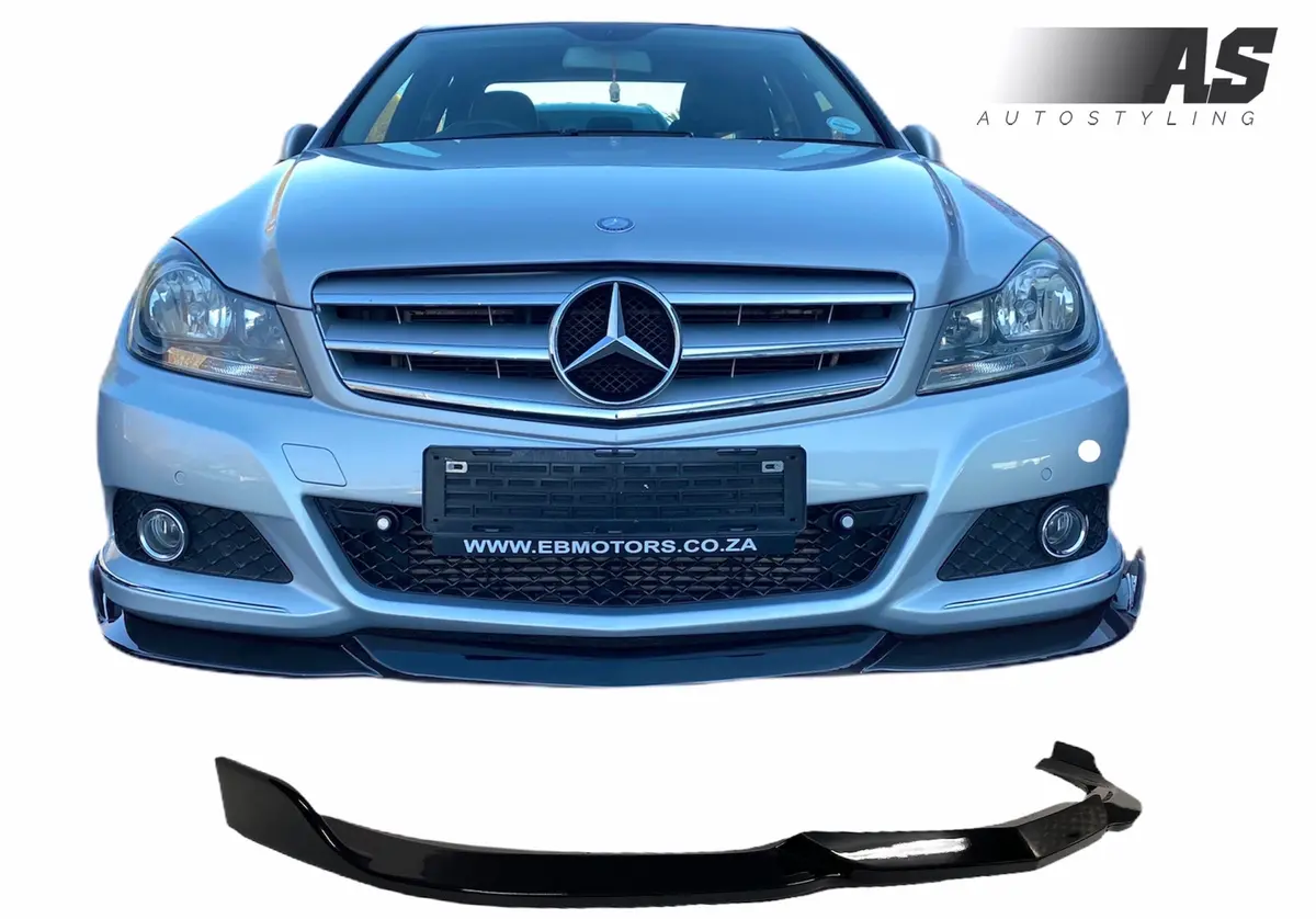 W204 Facelift Front Spoiler 1