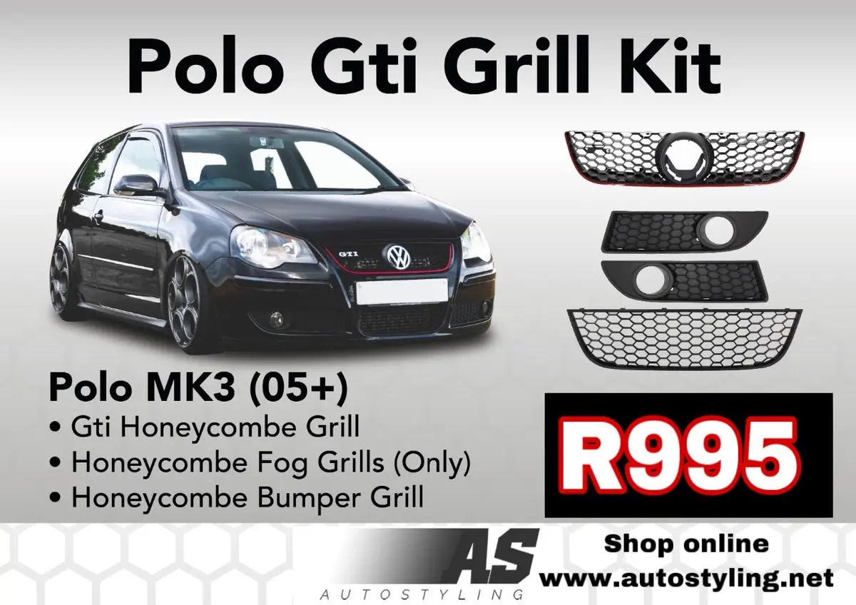 Polo 9N Gti Bumper Grill Kit 1
