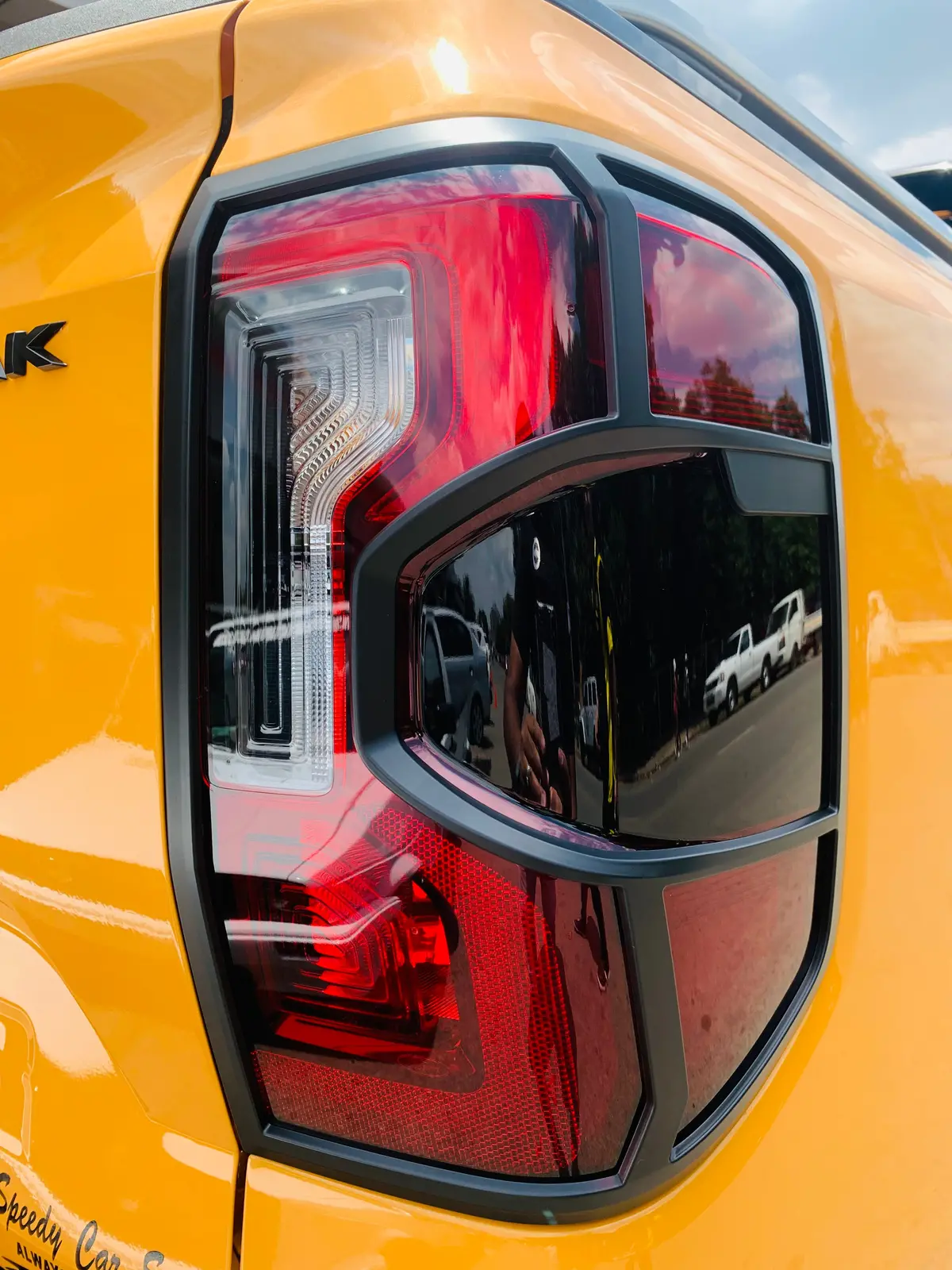 Ford Ranger 2023 Tail-Light Trim High Spec Black 1