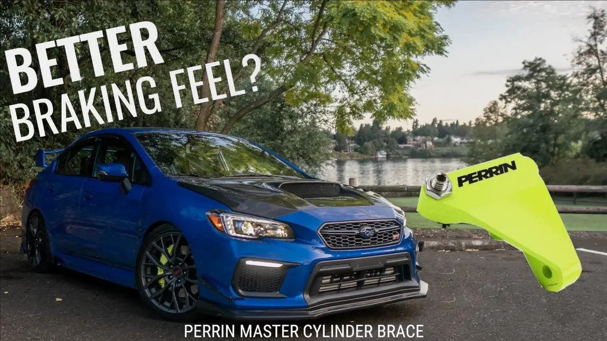Perrin 2015 Subaru Wrx/Sti Master Cylinder Brace - Black 1