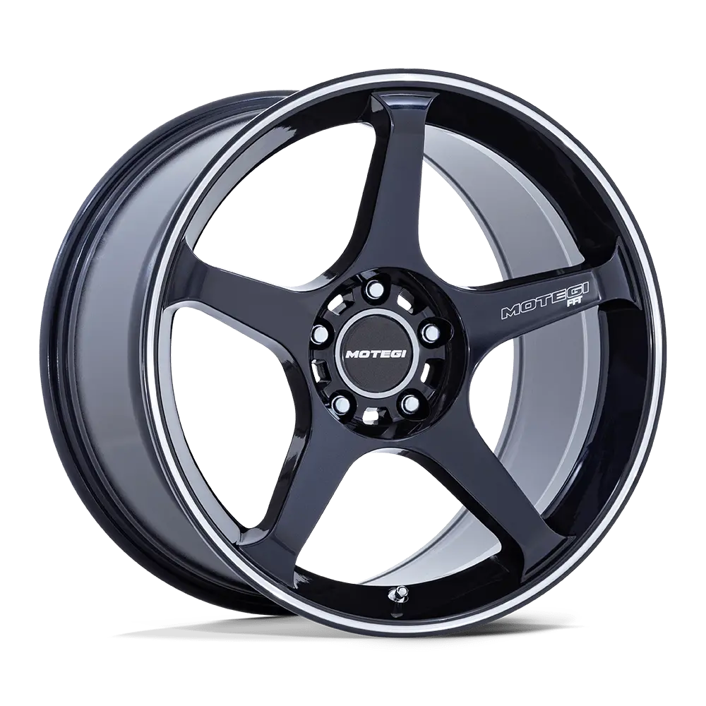 Motegi Mr159 Battle V Obsidian Blue W/ Machined Lip Stripe 18X9.5 +25 5X114.3 1