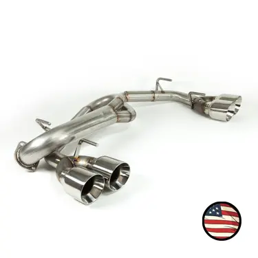 Axleback Exhaust, 2011-2014 Wrx / 2008-2014 Sti Hatchback - Muffler Delete - 4" Double Wall Tips 1