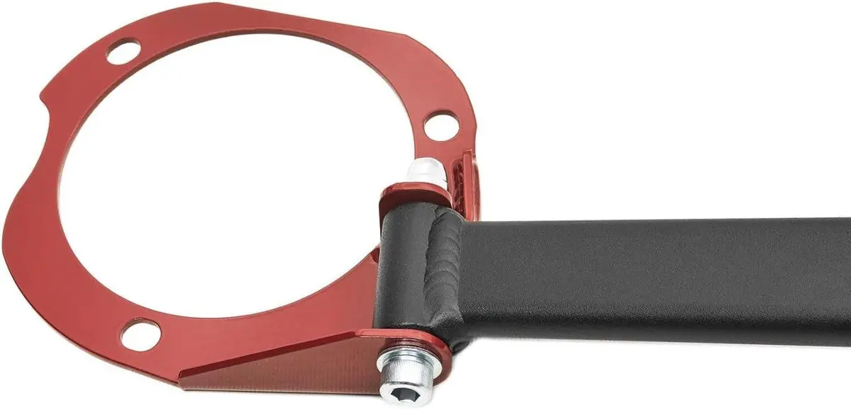 Front Strut Tower Brace - 2003-2008 Forester - Wrinkle Red 2