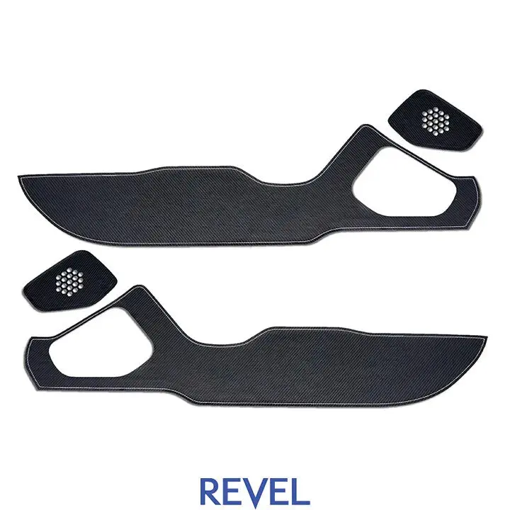Revel Gt Design Kick Panel Cover (Silver Stitch) 2022 Toyota Gr86/Subaru Brz - 4 Pieces 2