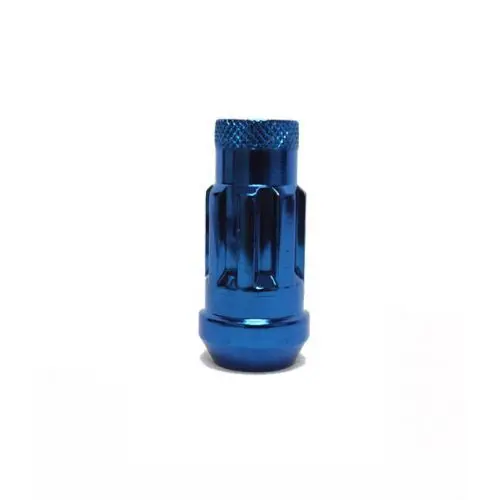 Wheel Mate Monster Locking Lug Nut Set Of 4 - Blue 14X1.50 1