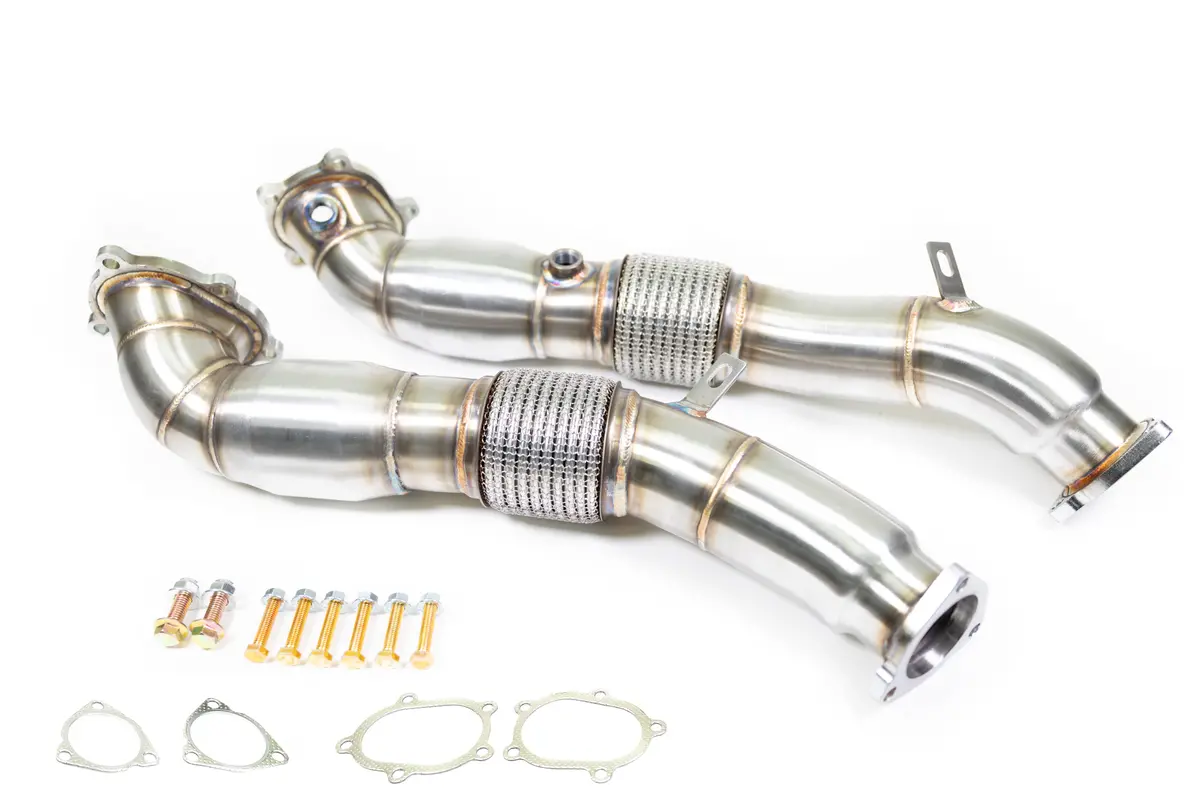 Audi 4.0T Catted Downpipes - S6 S7 Rs7 A8 S8 1