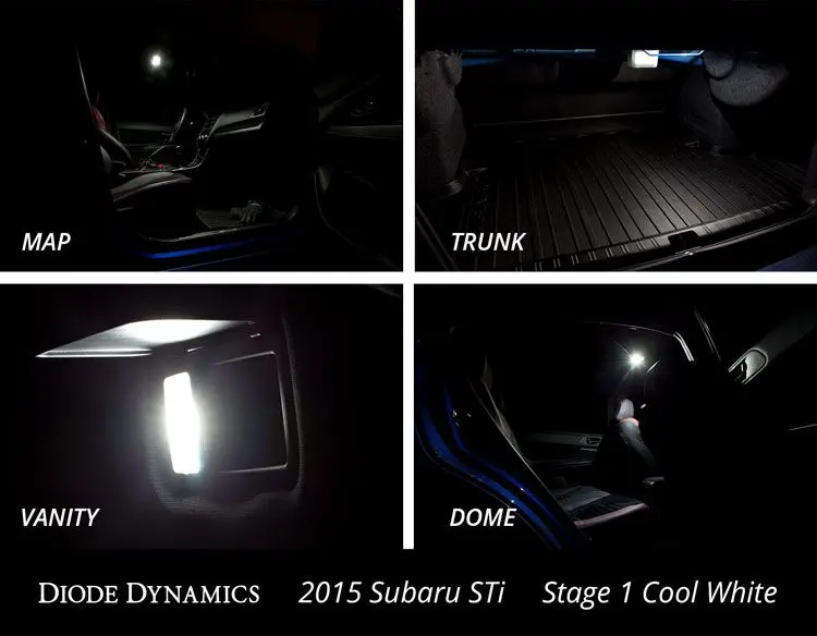 02-07 Subaru Wrx/Sti Interior Bulb Kit 3