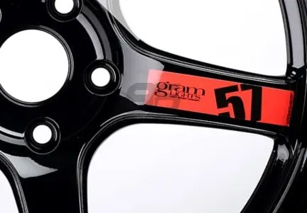 Gram Lights 57Dr/57Cr Spoke Sticker Red (2 Pcs) 1