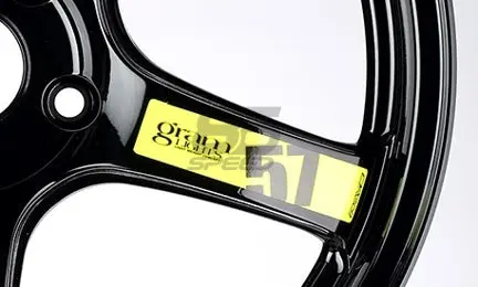 Gram Lights 57Dr/57Cr Spoke Sticker Luminous Yellow (2 Pcs) 1