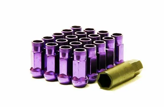 Wheel Mate Muteki Open End Lug Nuts - Purple 12X1.25 1